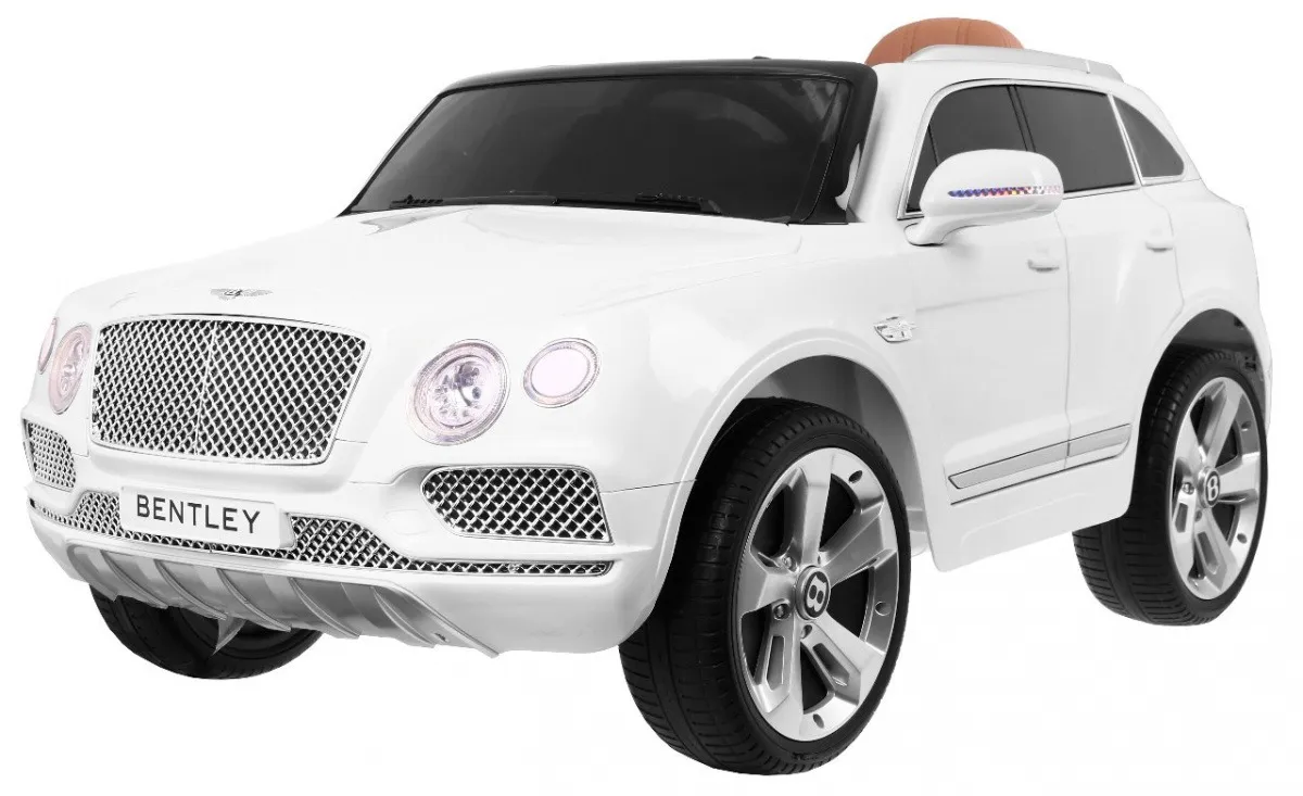 Licencirani auto na akumulator Bentley Bentayga - bijeli - Mursko Središće
