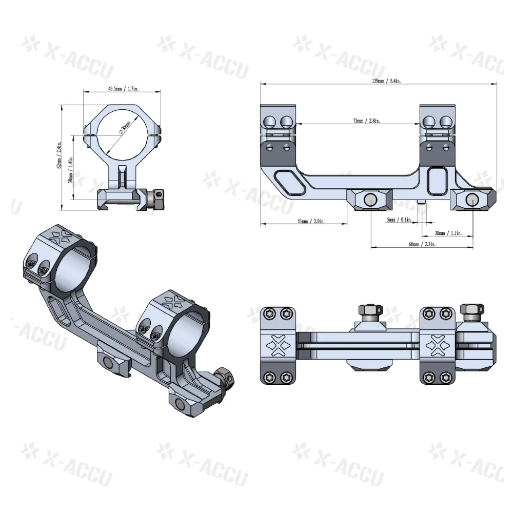 vector optics ar montaža jednodjelna - 30mm - slika 5