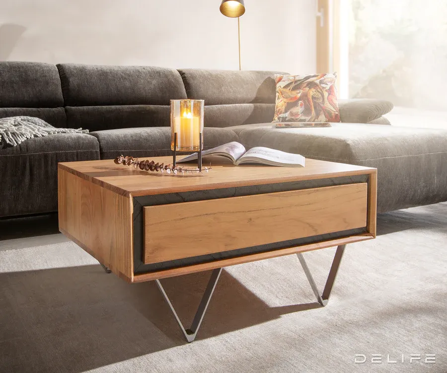 Klub stolić Stonegrace 80x60cm, Materijal: Bagrem - Čakovec