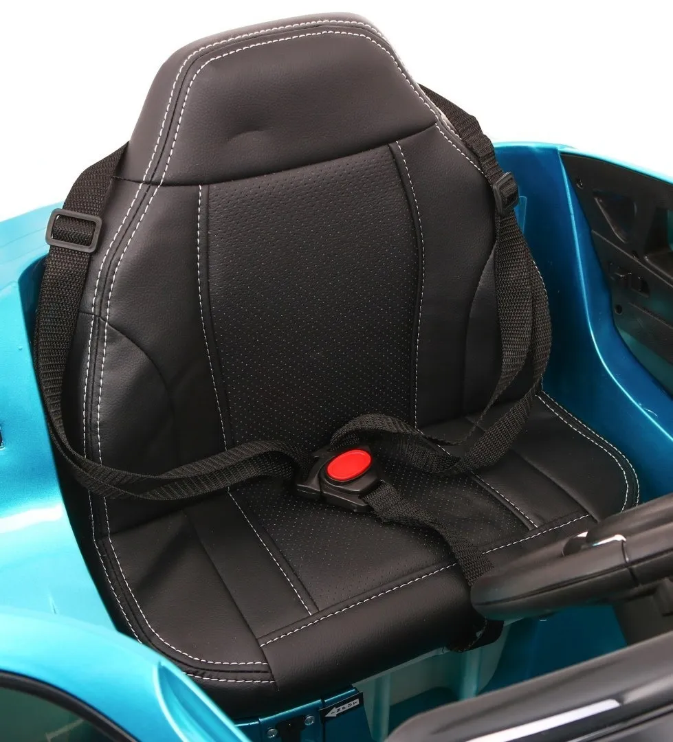 licencirani auto na akumulator bmw x6m - plavi/lakirani - slika 9