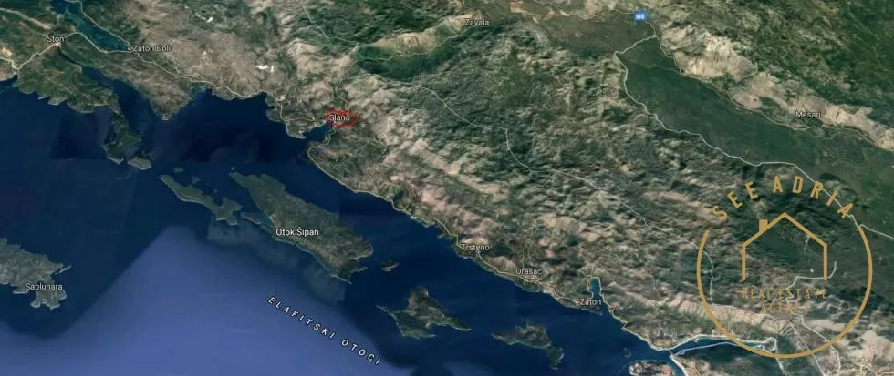 Zemljišta idealna za hotel ili zgradu do mora blizu Dubrovnika - Slano, Dubrovačko primorje