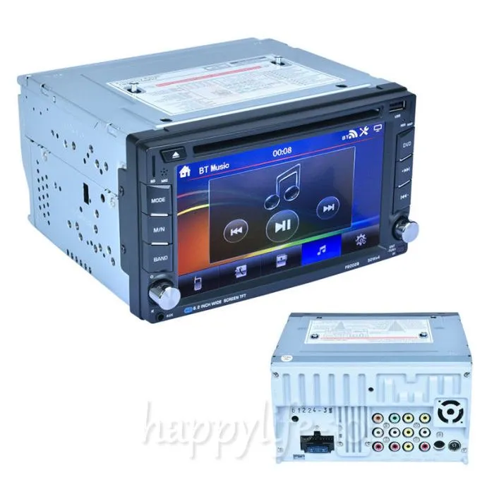 2din auto radio cd dvd bluetooth usb aux parking kamera - slika 5