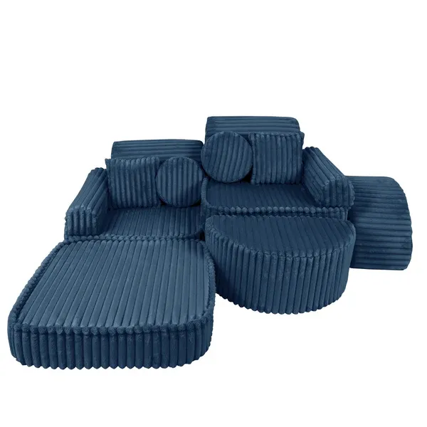 modularna sofa - plava - slika 9