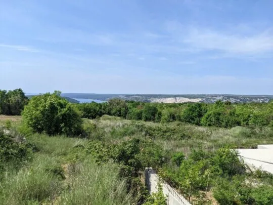 labin, zemljište s građevinskom dozvolom, pogled na more 558 m2 - slika 5