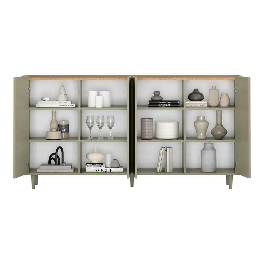 komoda elivo 200cm, materijal: mdf,melaminska ploča - slika 6