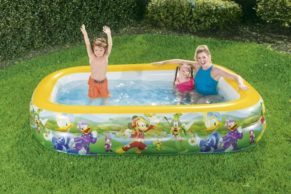bazen na napuhavanje mickey mouse 262 x 175 x 51 cm bestway 91008 - slika 4