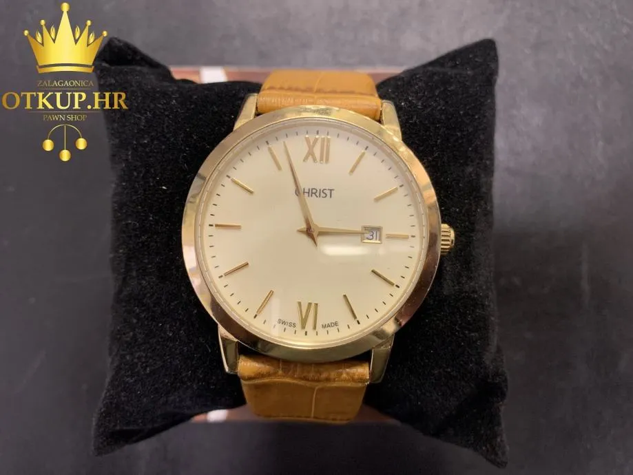 MUŠKI SAT CHRIST 1863 - 13602 - 39mm - SWISS MADE / R1, RATE !! - Zagreb