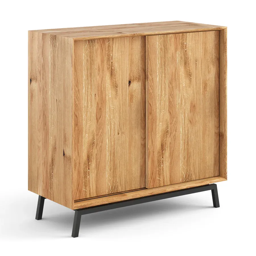 Komoda Modern Loft 101x45cm, Materijal: Masivno Drvo Hrast - Čakovec