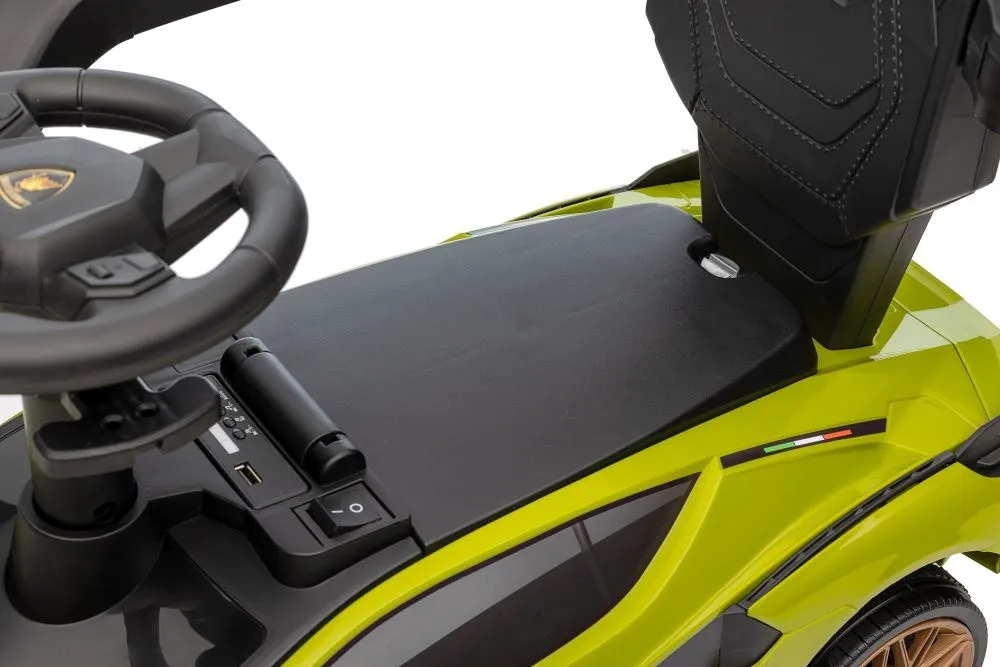 dječja guralica lamborghini qls-996t - zelena - slika 12