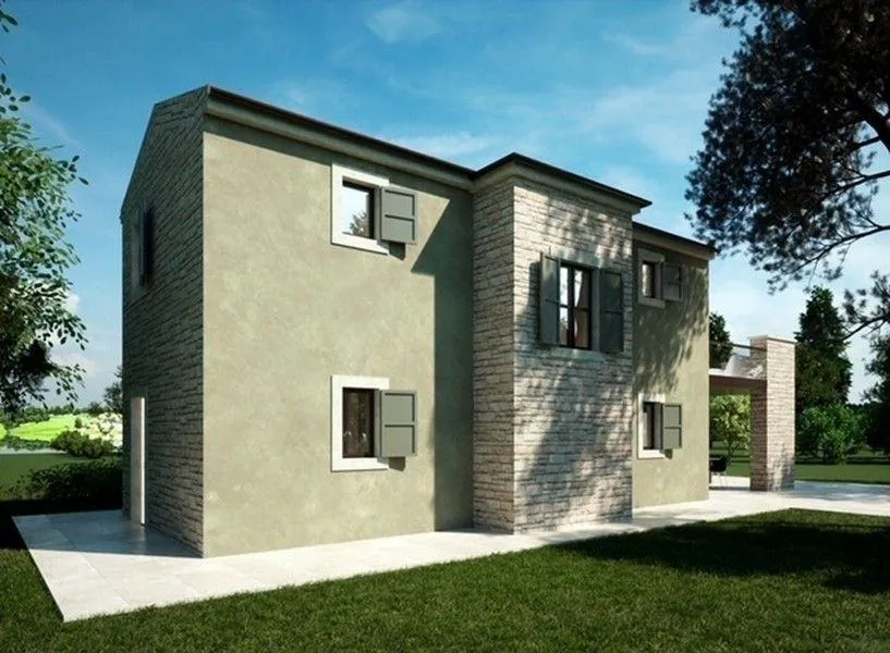 višnjan-vila u izgradnji sa otvorenim pogledom na more (prodaja) - slika 5