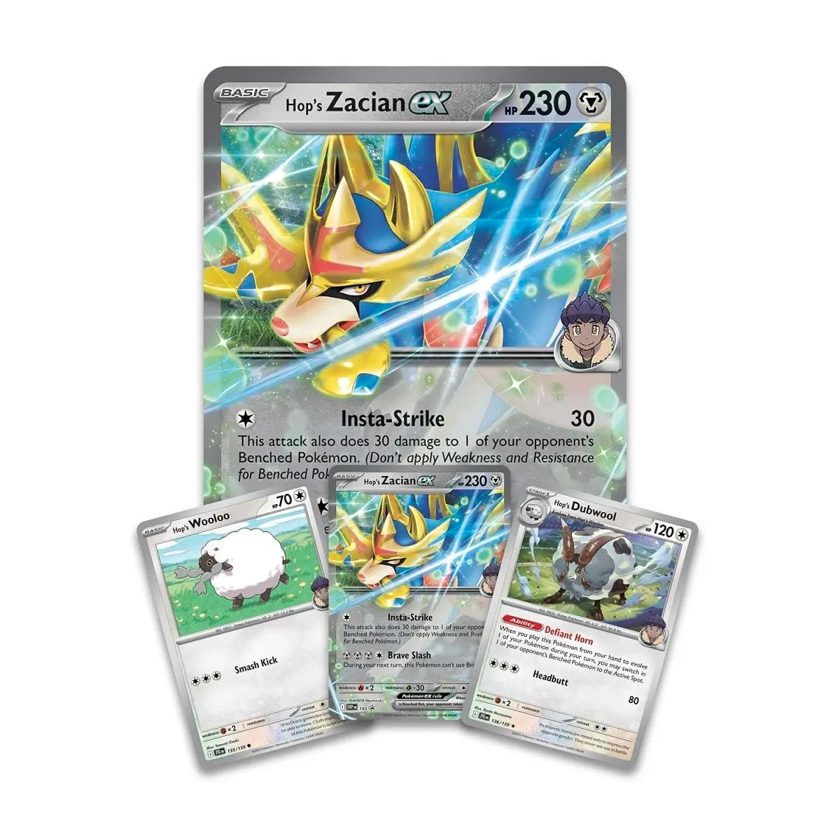pokémon tcg: hop’s zacian ex box - slika 2
