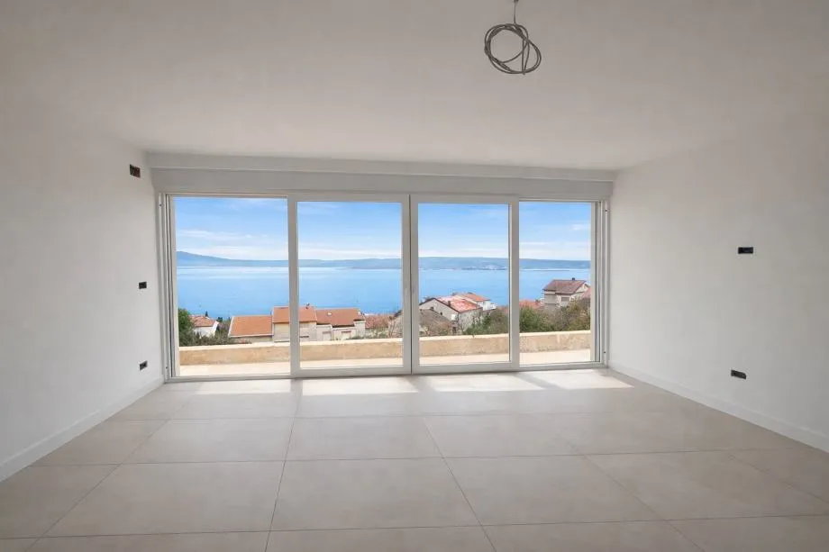 crikvenica – novogradnja s dva stana. pogled na more - slika 7