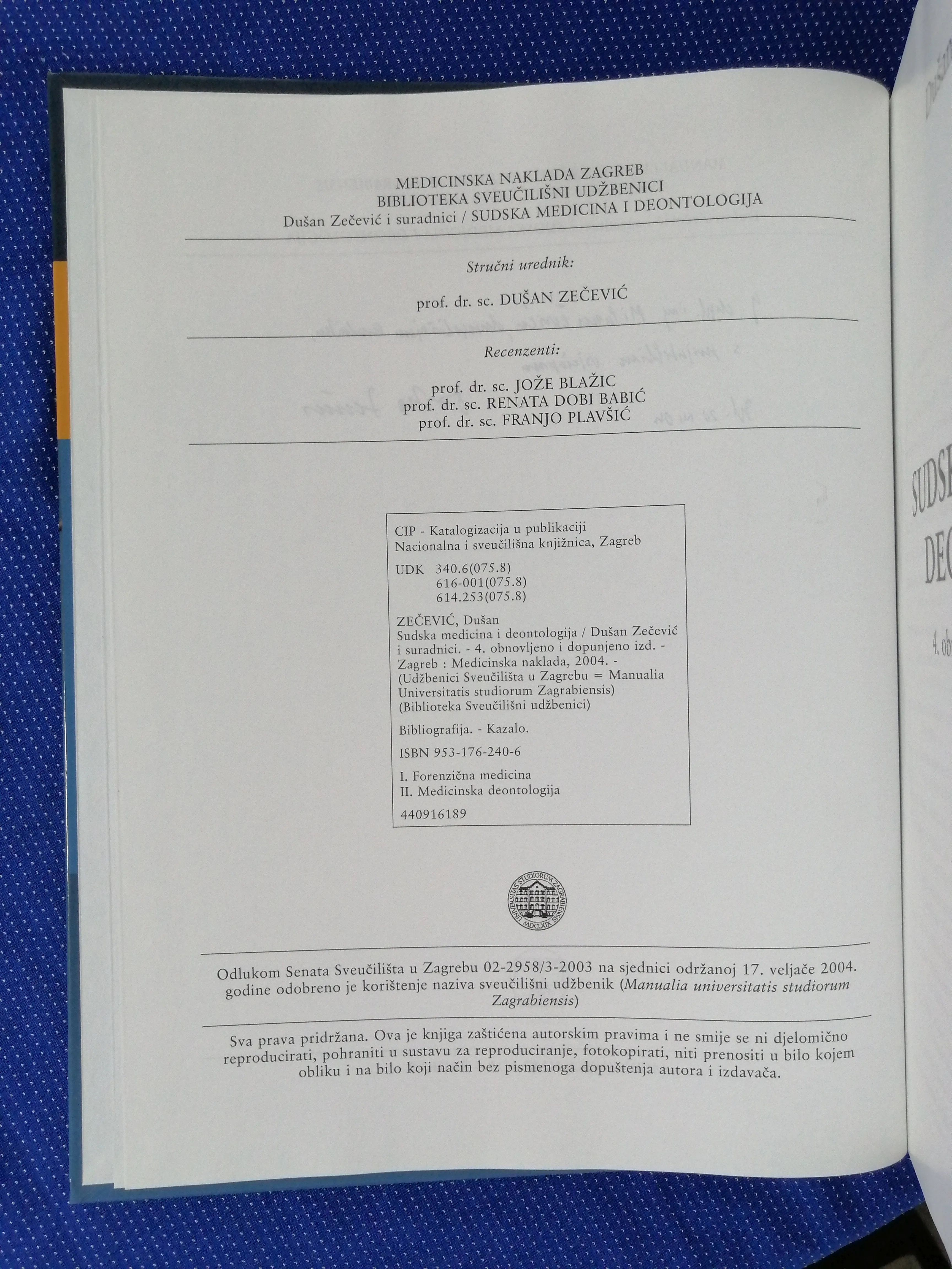 dušan zečević i dr. – sudska medicina i deontologija - slika 4