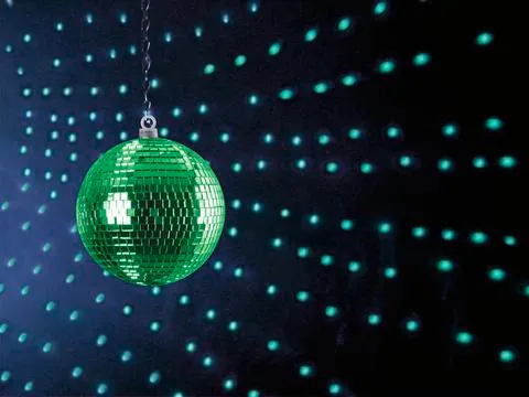 eurolite mirror ball 10cm green - slika 2