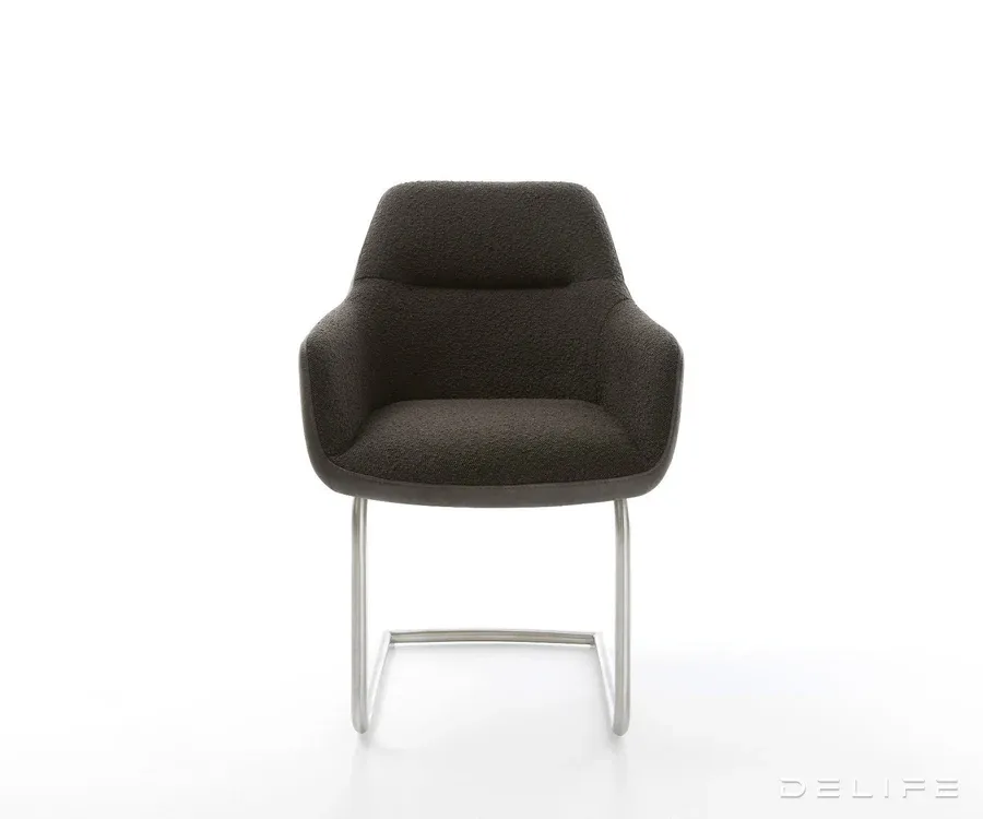 blagovaonska stolica pejo, materijal: mikrofibra/boucle - slika 2