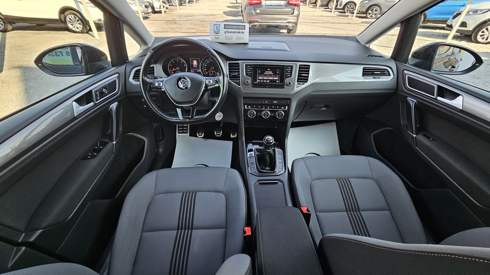 vw golf sportsvan 1.2 tsi climatronic,gr.sj,tempomat,alu,pdc,odličan - slika 10