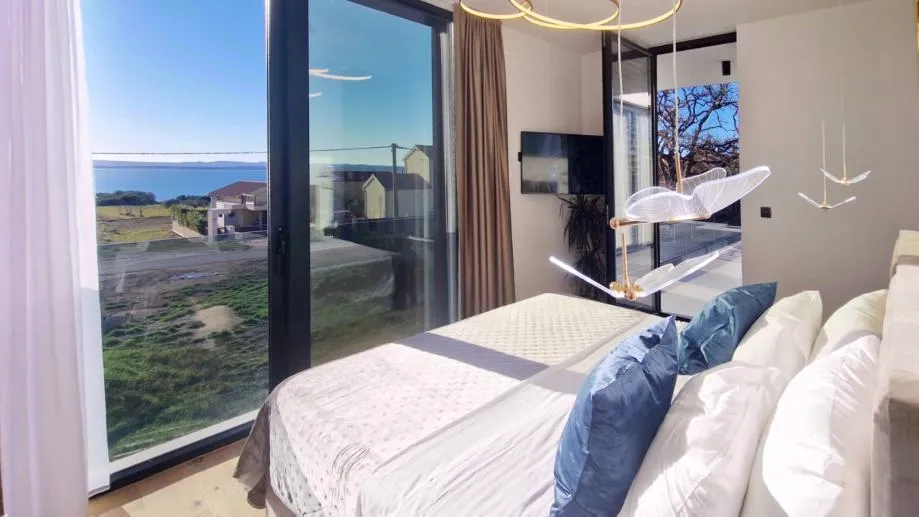 zadar, kožino - luksuzna vila s bazenom(240m2), pogled na more - slika 18
