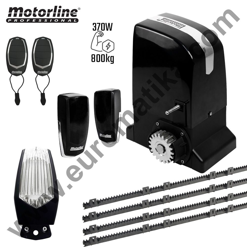 Kit za klizna dvorišna vrata Motorline HILL 800 slide - Križevci