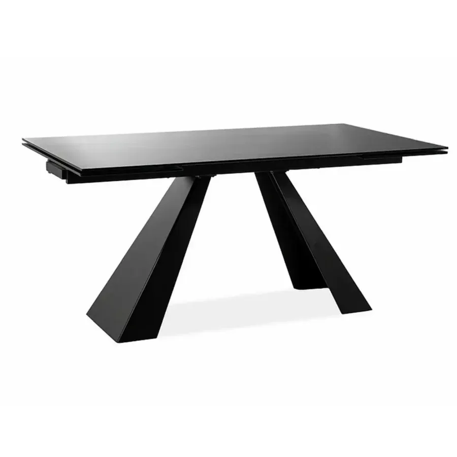 Blagovaonski stol Salvadore 160/240x90cm, Materijal: Kaljeno staklo - Čakovec