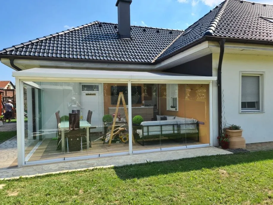 klizne staklene stijene, harmo stijene, stakleni zidovi, panoramske st - slika 12