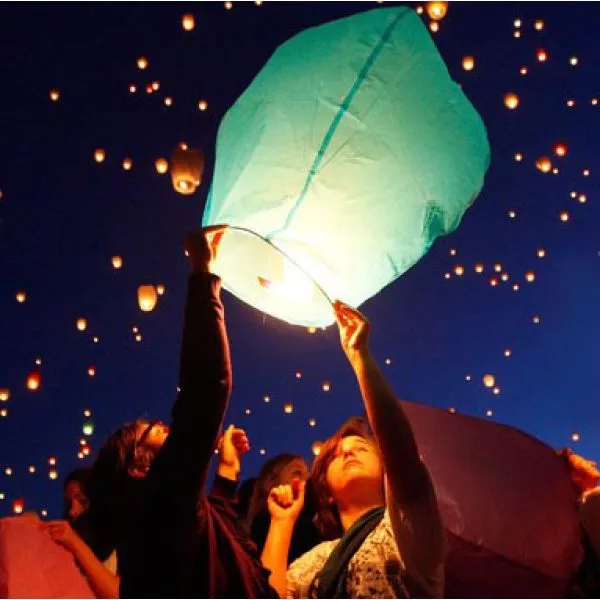 (pak 5kom) japanski wish baloni! lampion želja - slika 9