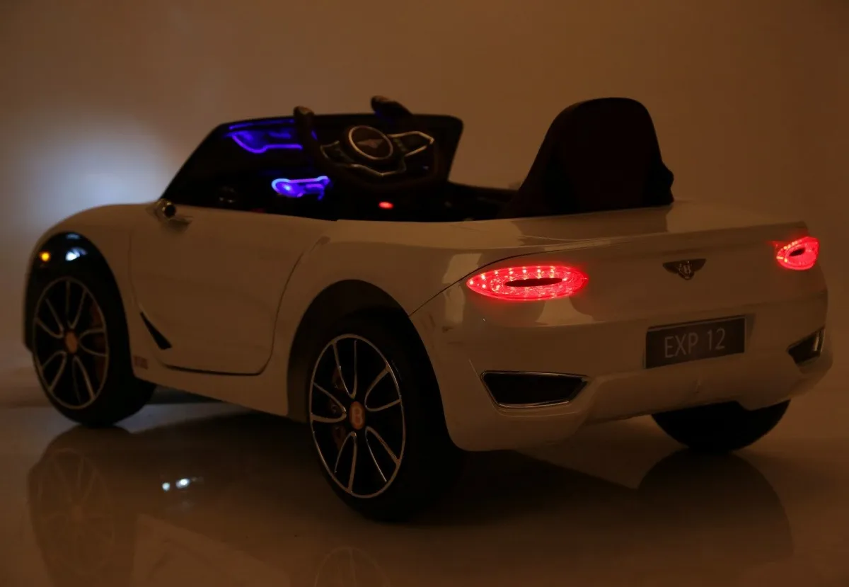 licencirani auto na akumulator bentley exp12 - bijeli - slika 12
