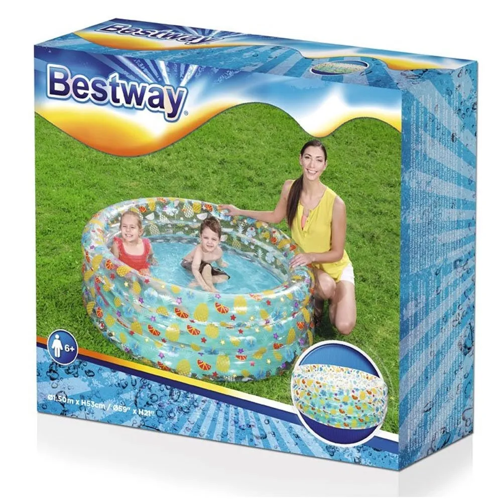 bazen na napuhavanje fruit 150 cm x 53 cm bestway 51045 - slika 8