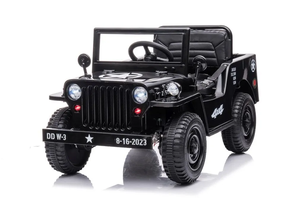 auto na akumulator jh-103 4x4 - crni - slika 2