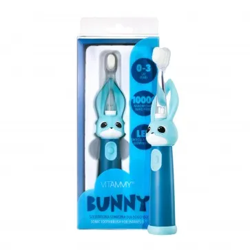 dječja sonična baterijska četkica za zube vitammy bunny 0-3 godine - slika 9