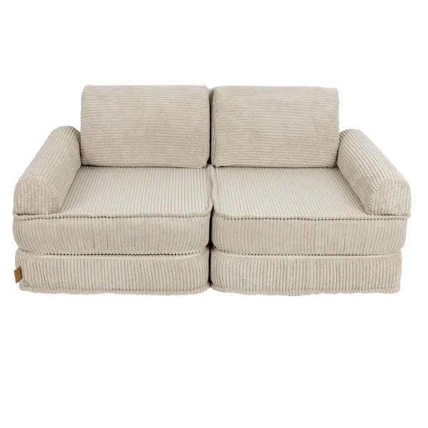 srednja modularna sofa za djecu - estetska ekru boja - slika 6