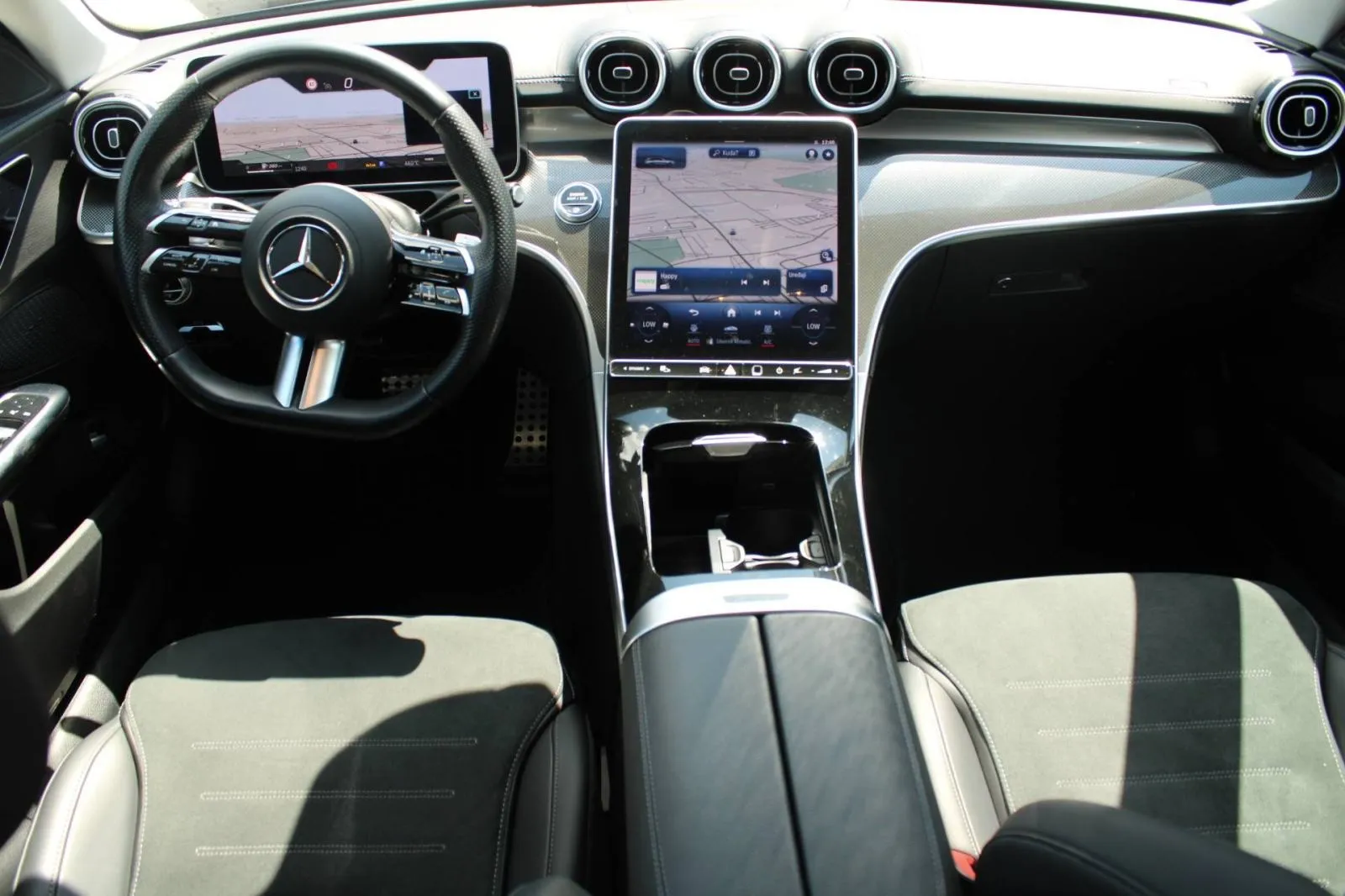 mercedes-benz klasa c t-model 220d automatik amg *led, navigacija, kam - slika 16