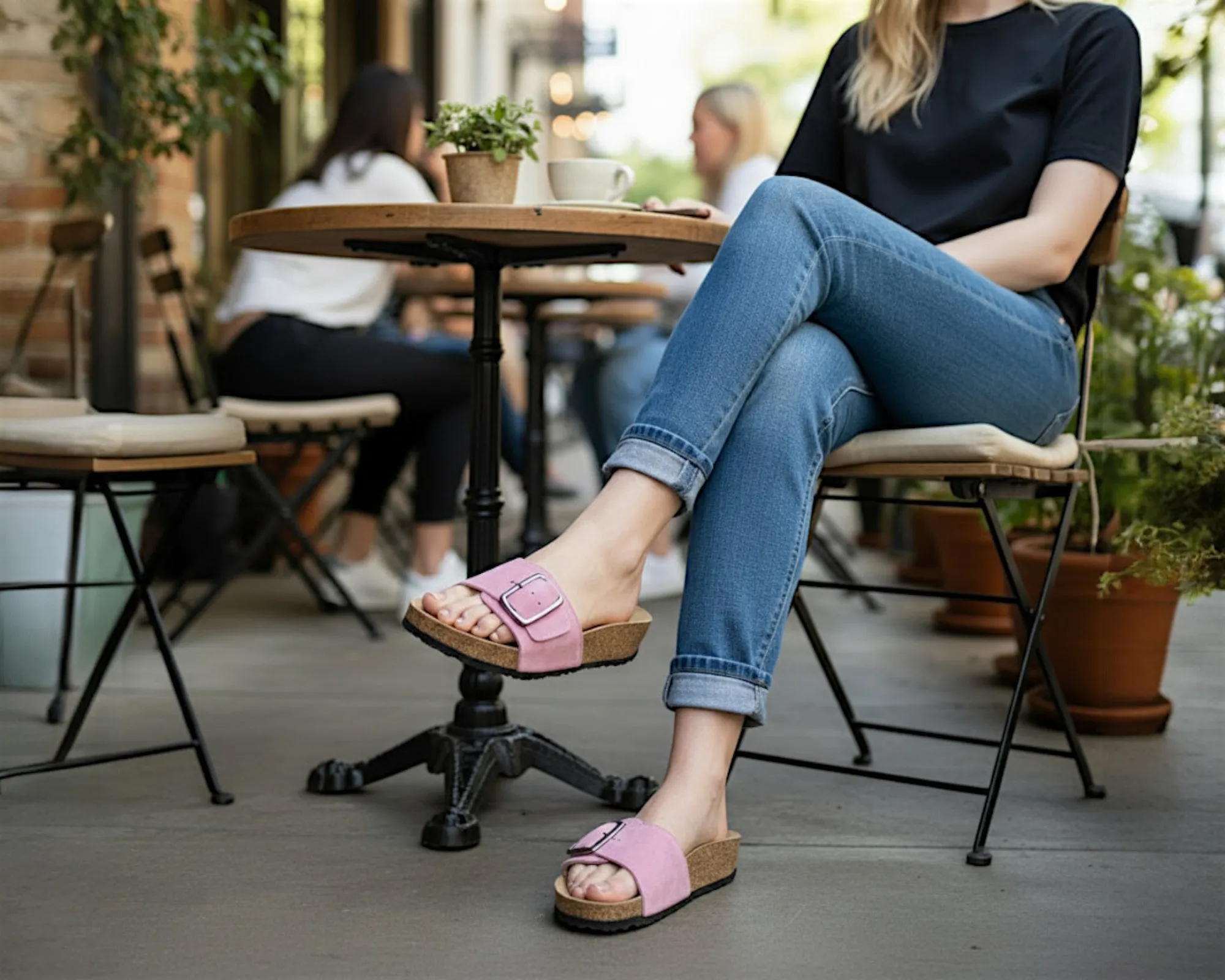 Ženske anatomske natikače Orchid Pink – mekani antilop - Trnovec, Trnovec Bartolovečki