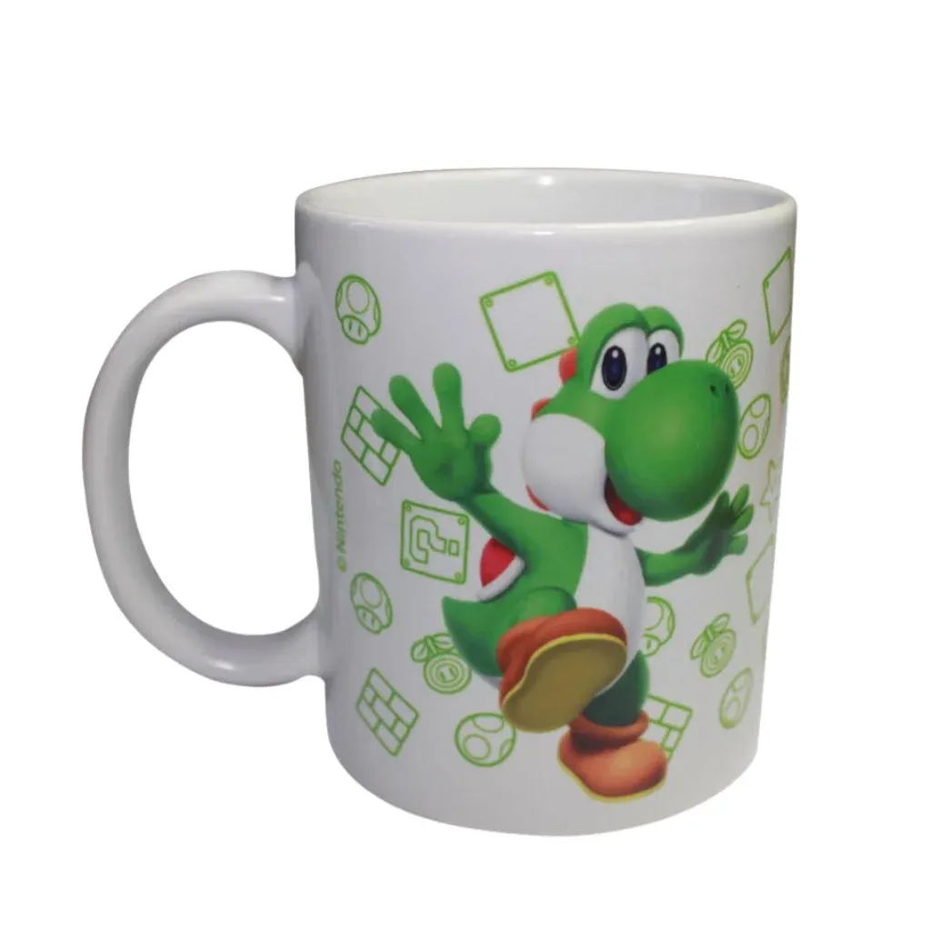 nintendo super mario bros: yoshi šalica + kasica - slika 2
