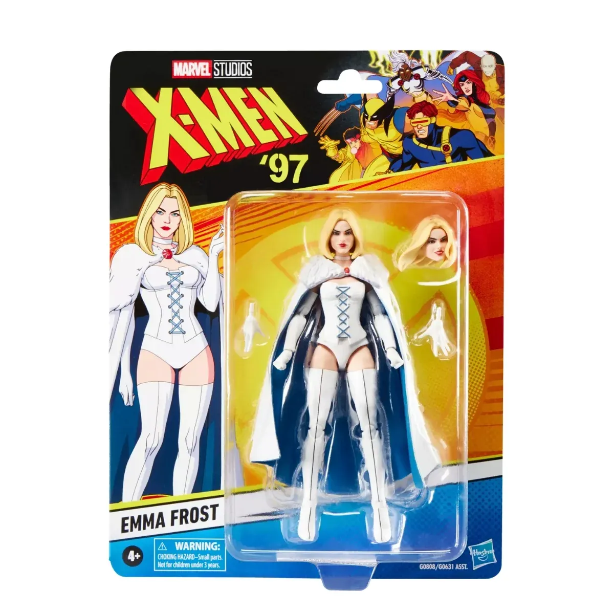marvel legends series: x-men ’97 – emma frost figura, 15cm - slika 8