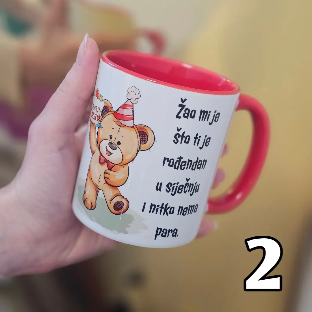 šalica – rođendan u siječnju - slika 3