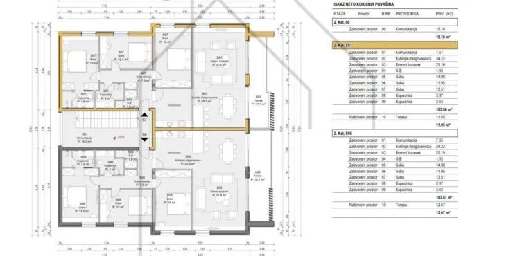 labin, penthouse apartman u urbanoj vili s pogledom na more a7 - slika 7