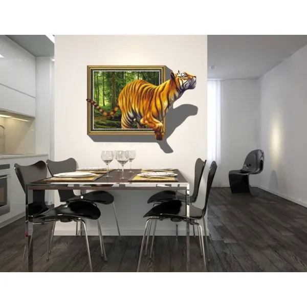 3D wall sticker Tigar dimenzije 70x100cm - Zagreb, Novi Zagreb - istok