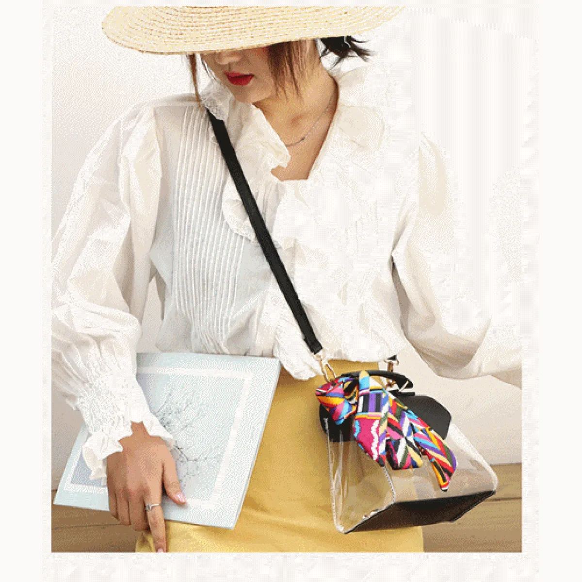 ženska torba - transparent bag - slika 8