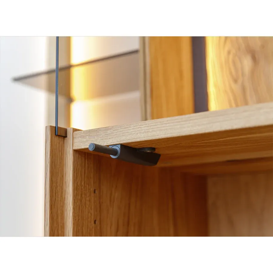 vitrina collodi 73x195cm, materijal: masivno drvo hrast - slika 12
