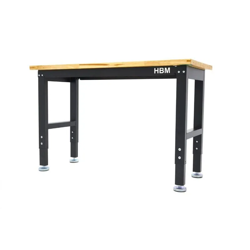 stol profesionalni sa drvenom pločom 122 cm - slika 4