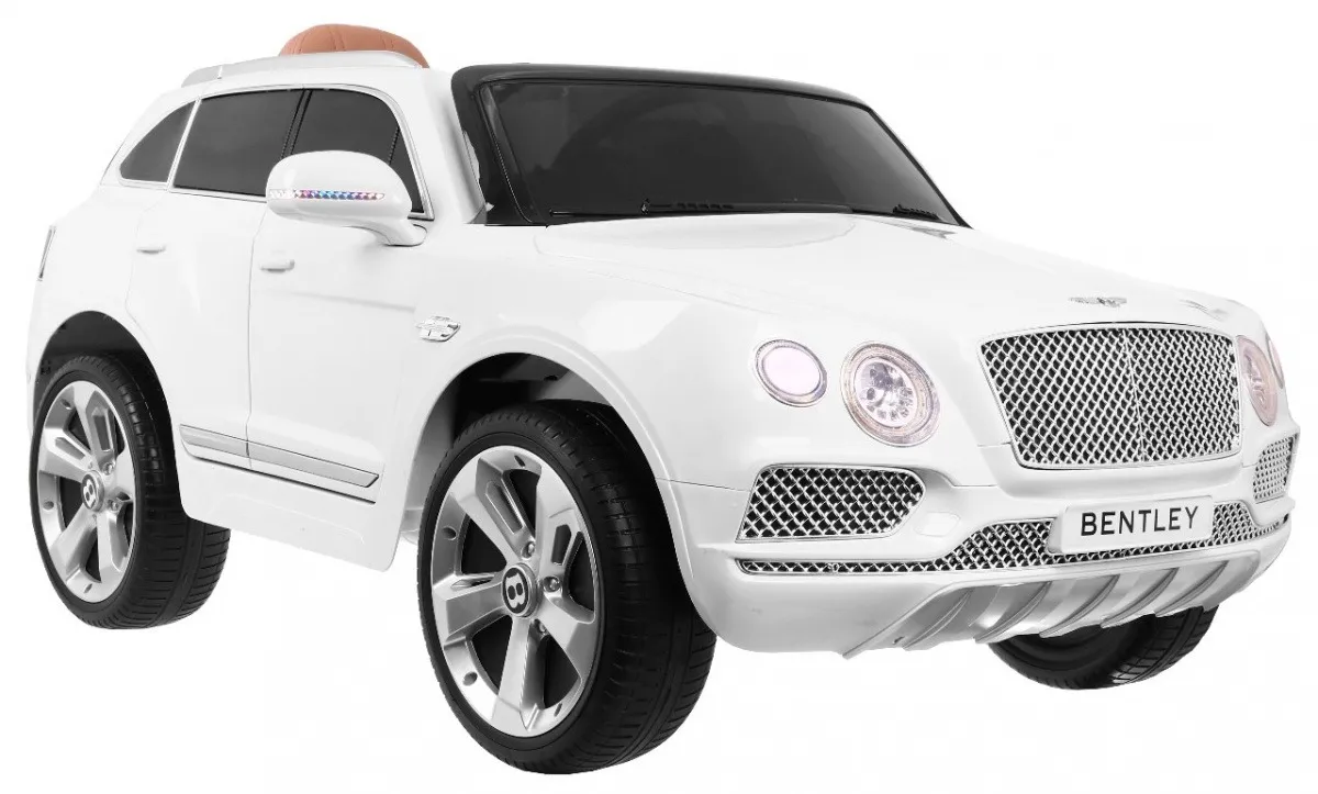 licencirani auto na akumulator bentley bentayga - bijeli - slika 2