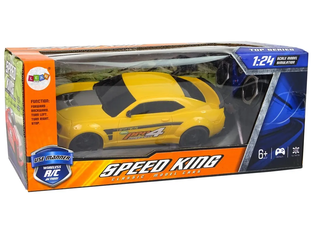 auto na daljinsko upravljanje 1:24 tinted - žuti - slika 6
