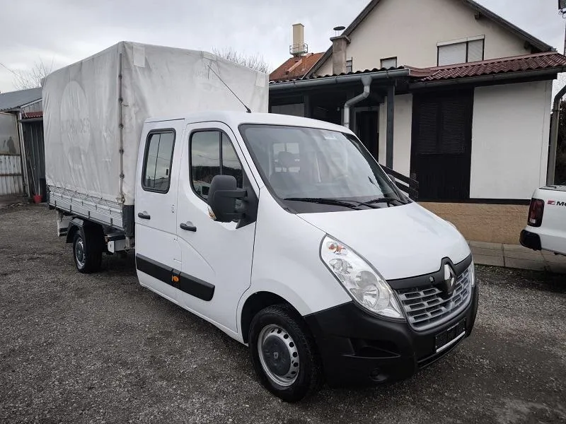 renault master 2.3 dci*130ks*trostrani kiper*dupla kabina*klima* - slika 7