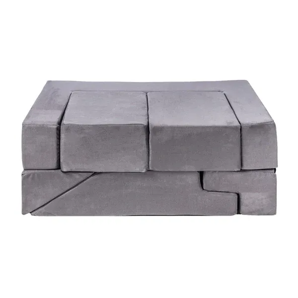 set baršunastih cigli - sivi - slika 5