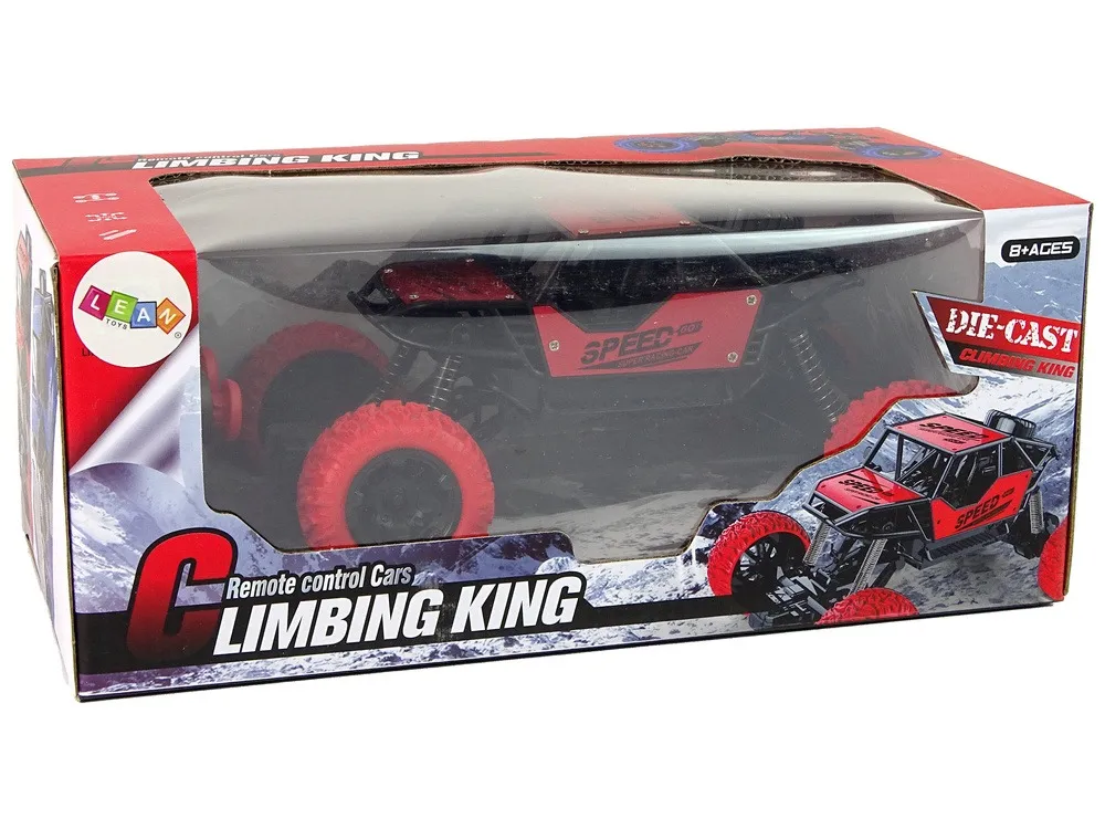 remote controlled terrain car r/c 1:18 red. - slika 6