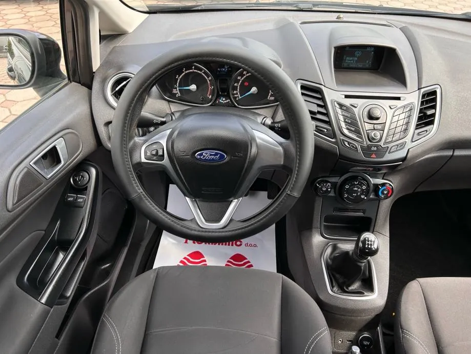 ford fiesta 1,0 benzin 2014.,servisna, 5-vrata, klima, el. paket... - slika 8