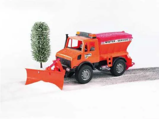 bruder kamion ralica mercedes benz unimog - slika 2