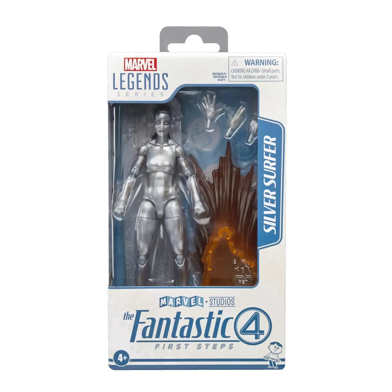 marvel legends series: the fantastic 4 – silver surfer figura, 15cm - slika 7
