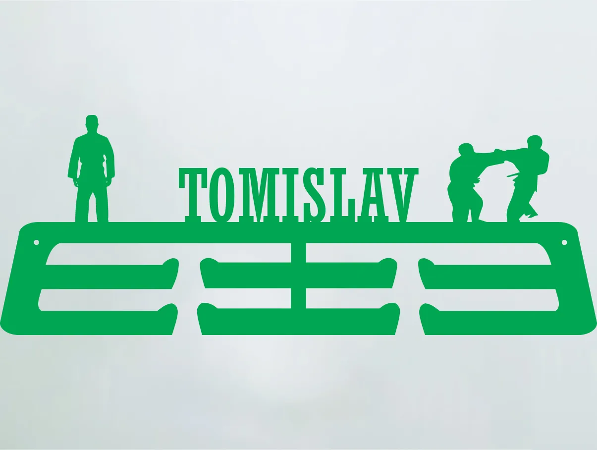 personalizirani stalak za medalje od čelika - slika 2