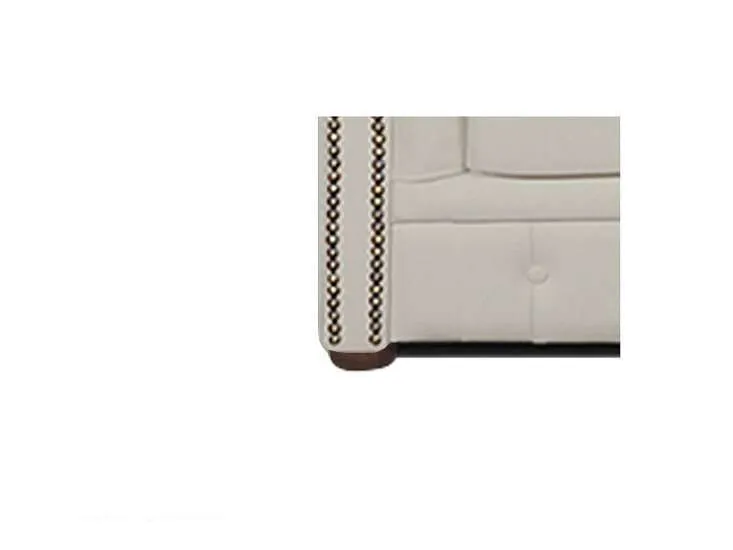 chesterfield fotelja winfield basic leather | 1-sjedište | white - slika 3